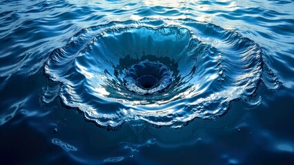 Spiral pattern decoration natural art area