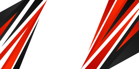 Abstract red, black, and white diagonal stripes background. Modern futuristic wallpaper. Suitable for templates, sports banners, automotive, business ads, websites, and pages