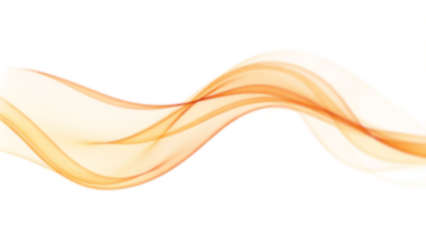 abstract orange smoke wave background isolated