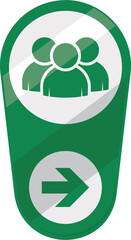 Assembly Point signboard with...