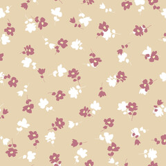 Abstract floral pattern perfect for textile design,