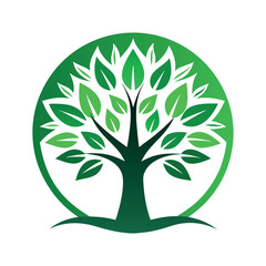 modern tree logo design