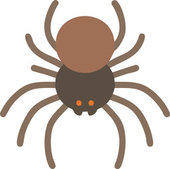 vector illustration of a spider