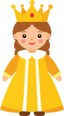 little princess with crown