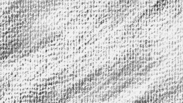 Animated Pencil Sketch Scribble Texture Overlay.Hand-drawn charcoal shading on rough paper background. Abstract black and white grunge hatching animation loop for artistic motion graphics