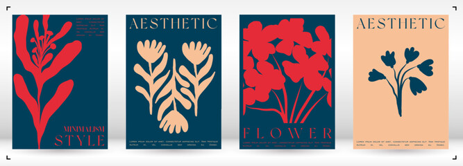 Abstract Vector Paint Stain Background Set. Hand Drawn Artistic Covers Design. Ideal for Banner, Flyer, Invitation, Business Card.