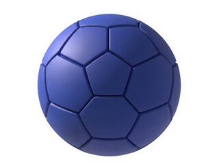 Fototapeta premium Blue soccer ball