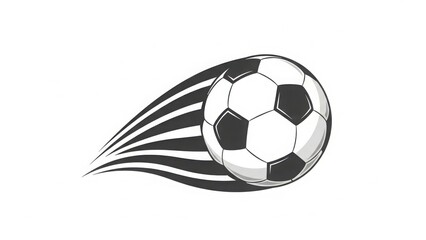 Obraz premium Soccer ball in motion