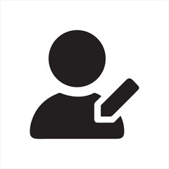 User Edit Icon Vector Illustration
