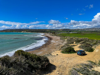View of Episkopi Bay, Cyprus