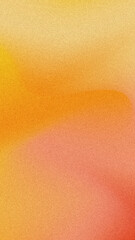 Vertical gradient blurry background with autumn red orange colors. Warm color background with grain and noise texture, design for banner or social media.