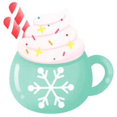 Christmas cup of cocoa