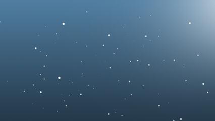 Winter freeze motion of white snow coming down, isolated on black background. Blurred snowfall texture overlay.