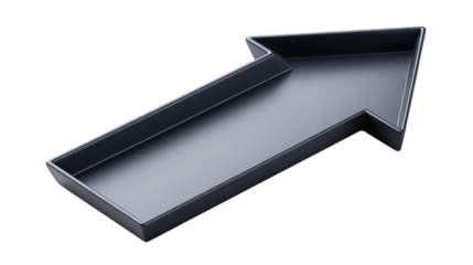 Black and white arrow shaped cake pan baking pan creates arrow shaped cakes presented in monochrome