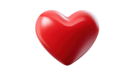 Red heart against black backdrop vibrant red heart stands out on dark canvas red