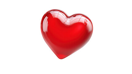 Red heart symbol on a black backdrop vibrant crimson heart prominently displayed against dark background