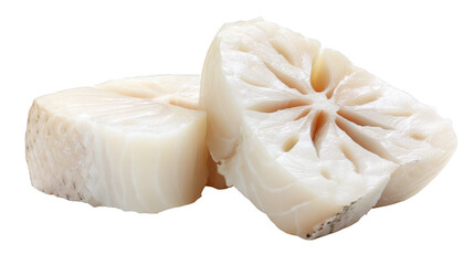 Two pieces of white cheese side by side identical white cheese pieces arranged adjacent