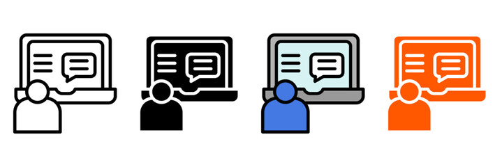 Coaching Icon Set Multiple Style Collection. Mentor, Goal Setting, Motivation, Teamwork, Training, Personal Development, Vision, Strategy, Leadership, Feedback, Success, Performance Review, Empowerme