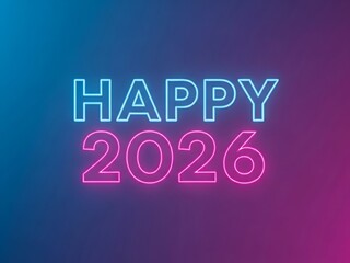 Fototapeta premium Happy new year 2026