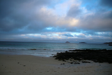 Coastal landscape on the island of Isabela, Galapagos Islands, Ecuador
