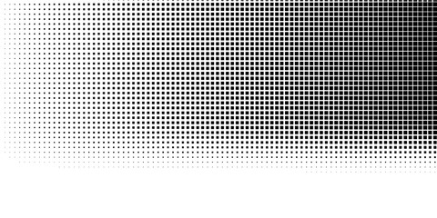 Wave halftone pattern. Halftone dots background. Vector