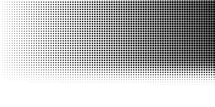 Wave halftone pattern. Halftone dots background. Vector