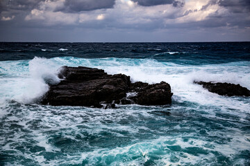 奄美大島の冬の海。