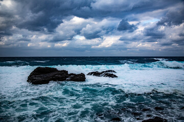 奄美大島の冬の海。