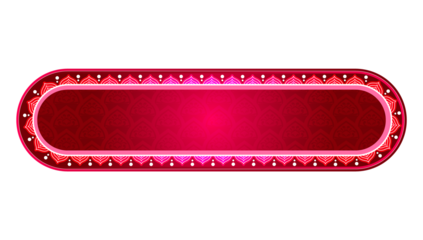 Luxury Golden Arabic Islamic Banner Title Frame Text Box Transparent Background Vector