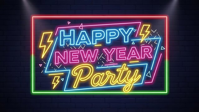 Welcome. Happy New Year party. 31st night. American Party Centre. 2026 