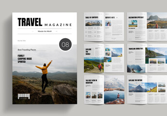 Travel Magazine Layout