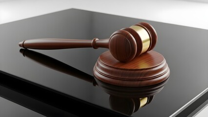 judge gavel and law book