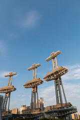 guangzhou skyline in autumn