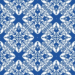 seamless pattern, black and white, monochrome, mandala, floral, lotus flower, repeating background, ornamental, decorative, oriental, Indian, ethnic, tribal, bohemian, boho, wallpa