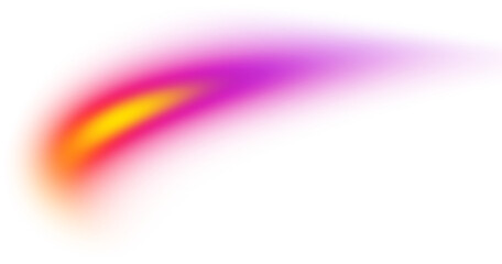 Horizontal gradient arch glow effect for header design