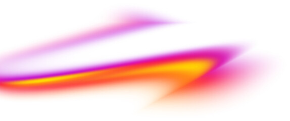 Long sharp gradient streak line with light effect