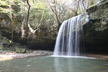 熊本県小国町　鍋ヶ滝