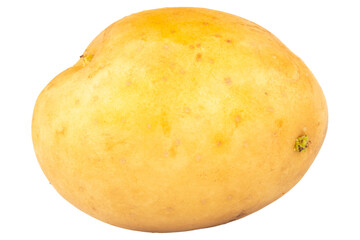 potatoes isolated on white background piece