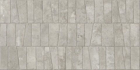 Naklejka premium Modern seamless geometric pattern with natural textures: marble, wood, stone, cement, terrazzo. Ideal for interior design, wallpaper, packaging, textiles, tiles, and parquet flooring.