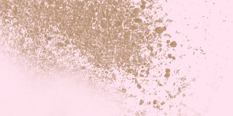 Sparkling silver glitter on pink background. Holiday blurred lights. Splash of Natural Make up Tints. Gold glitter elegant beautiful texture clipart element.  vintage nostalgic colors .
