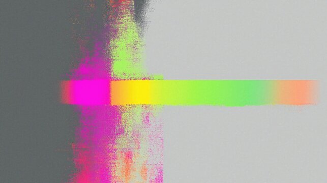 Generative AI, Minimalist High Contrast Color Threshold Effect
