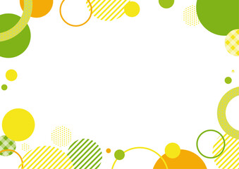 Cute POP polka dot frame B