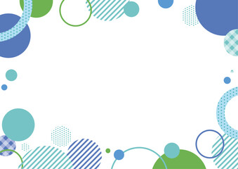 Cute POP polka dot frame C