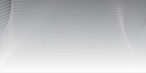 Fototapeta premium Abstract Gray Wave Design With Flowing Lines And Subtle Gradient For Modern Backgrounds