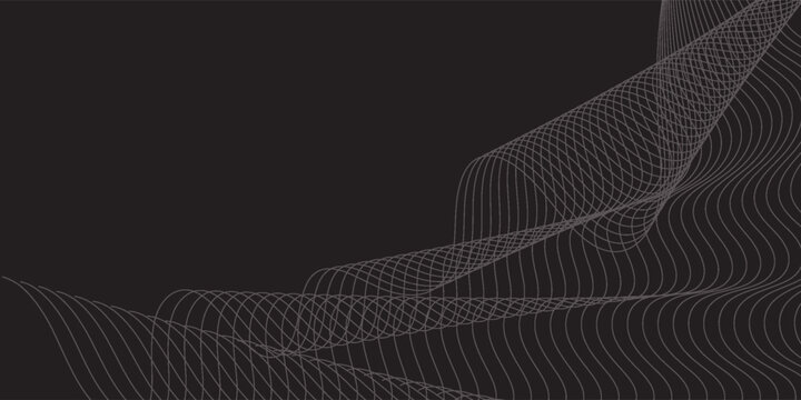 Abstract Blue Wave Grid: Futuristic Studio Background With Curved Lines and Motion eps10