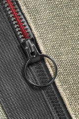 Black zipper closeup © Tarzhanova