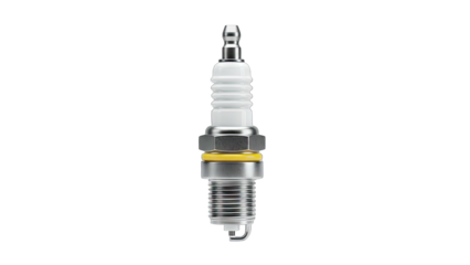Spark Plug Isolated on White Background