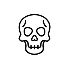 Obraz premium Urban Skull Line Art