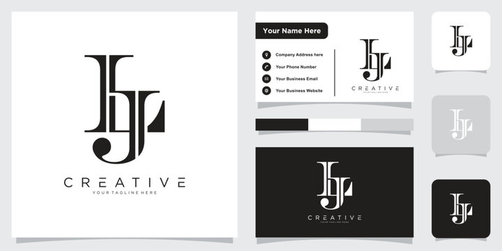 Initial LJ or JL Logo Design Vector