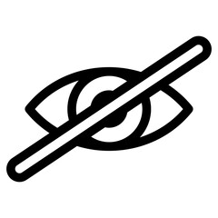 hidden view icon